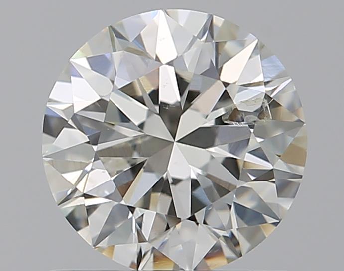 0.91 CaratK-SI2 EX Cut Round Diamond