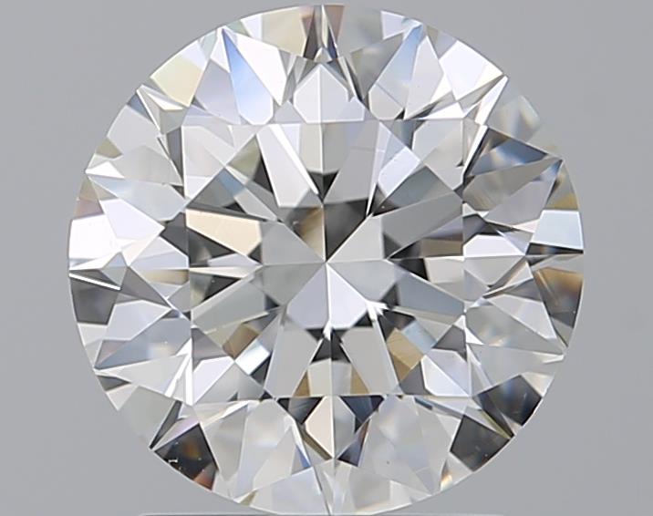 2.01 CaratH-VS1 EX Cut Round Diamond