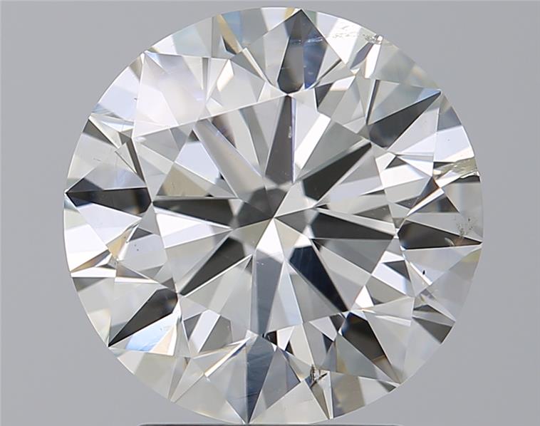 3 CaratJ-SI2 EX Cut Round Diamond