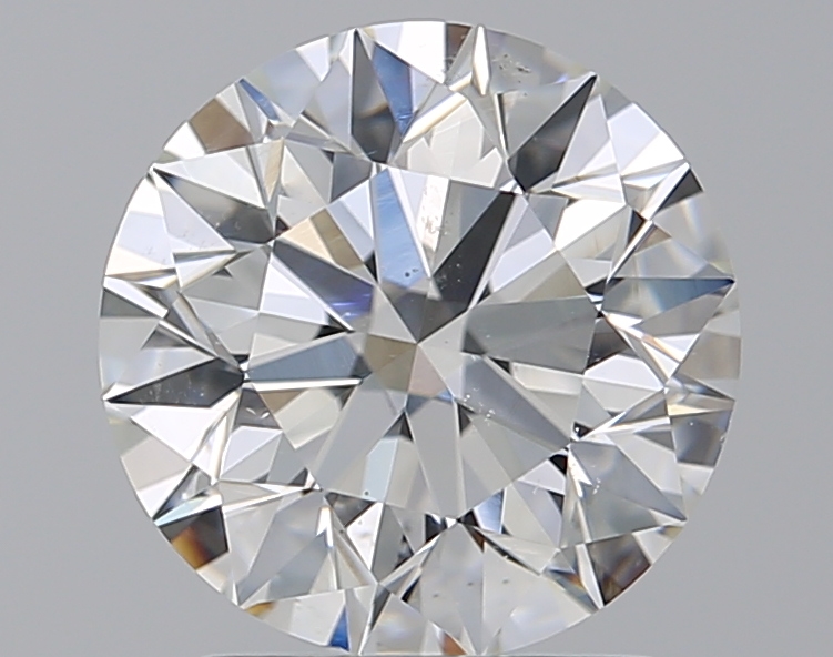 2.2 CaratH-SI1 EX Cut Round Diamond