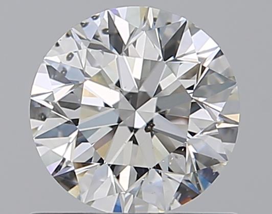 0.8 CaratH-SI2 EX Cut Round Diamond